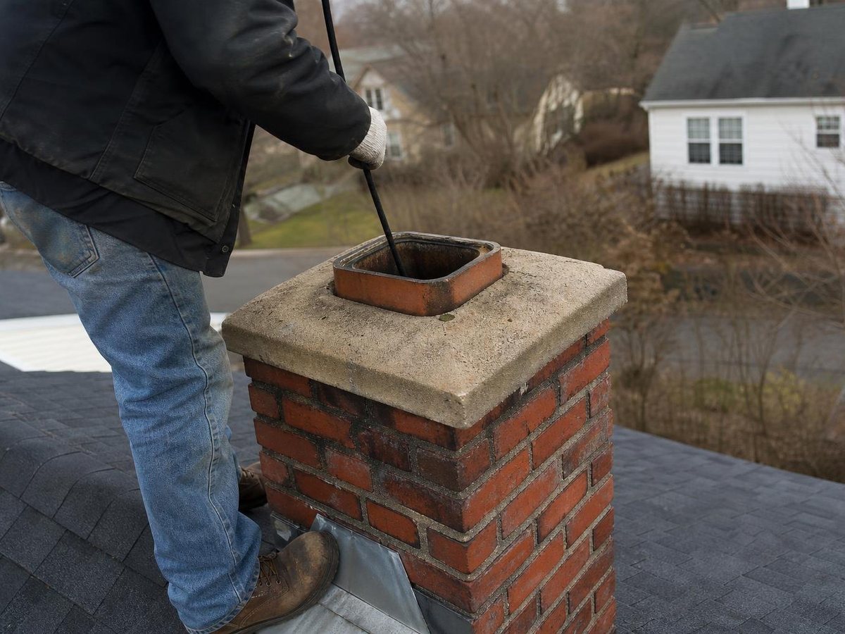 Comstock Chimney Service work in Millington